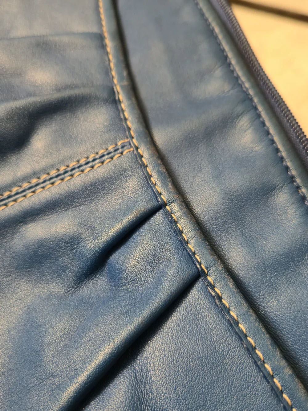 Coach blue y2k pleated soho crossbody